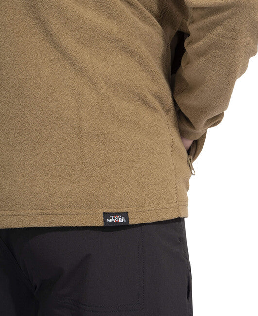 Pentagon Felpa con zip in pile ELK, oliva