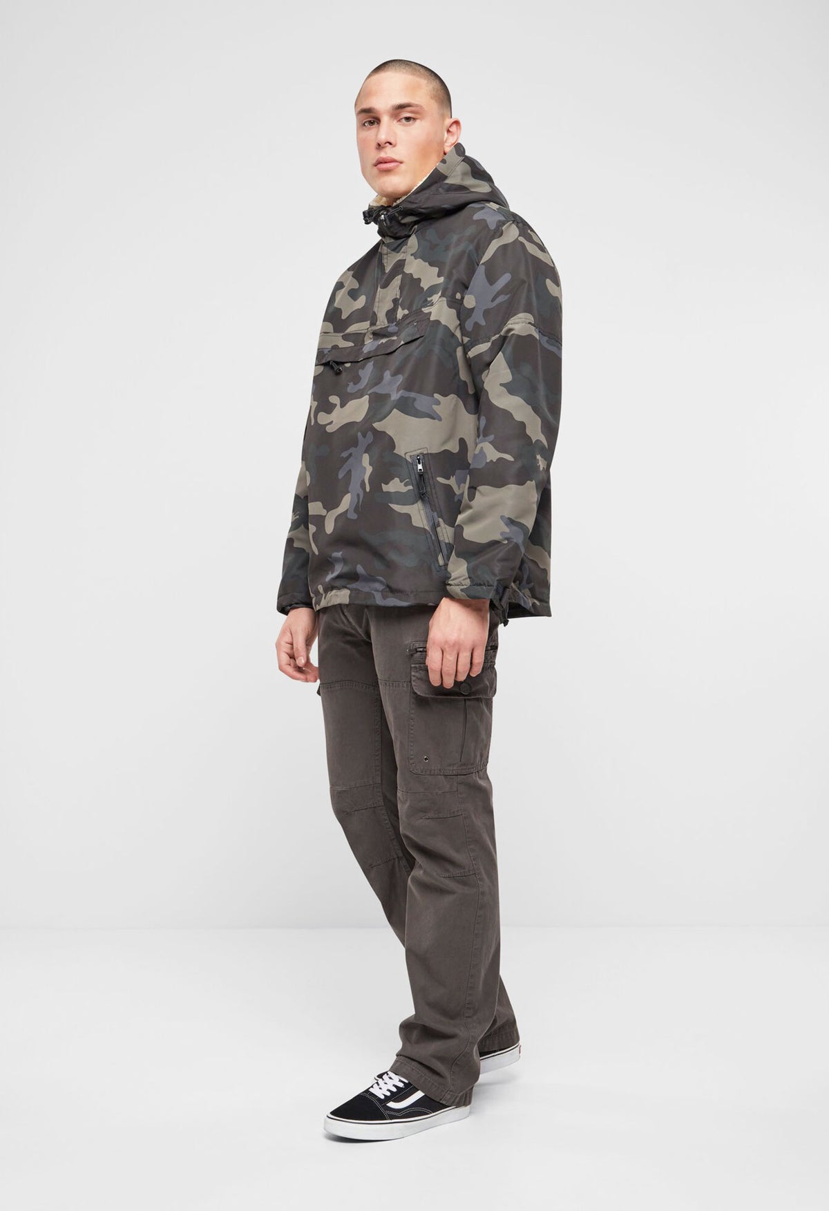 Brandit Windbreaker Sherpa bunda, Darkcamo