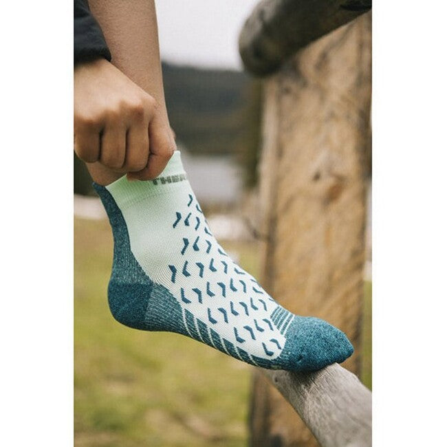 Therm-ic Calze alla caviglia da donna, verde chiaro