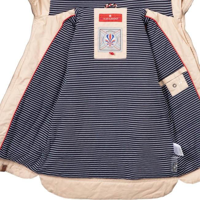 Navahoo Wekoo giacca transitoria da donna con cappuccio, beige