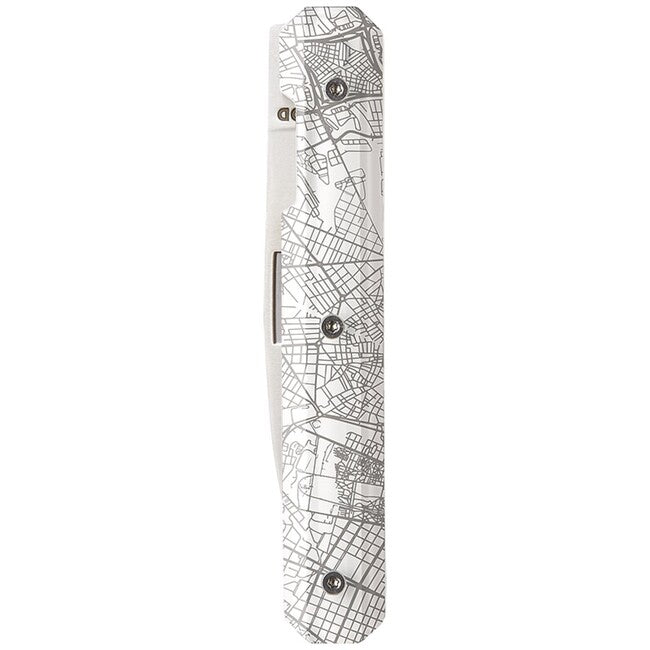 Akinod A03M00010 coltello tascabile 18h07, downtown blanc