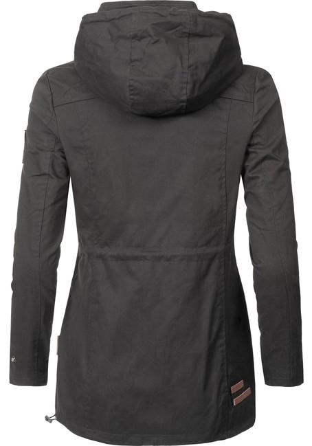 Marikoo Nyokoo giacca transitoria con cappuccio, nera