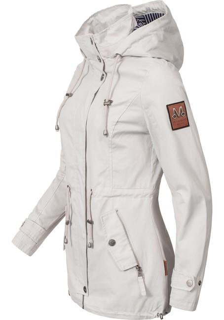 Marikoo Nyokoo giacca transitoria con cappuccio, grigio chiaro