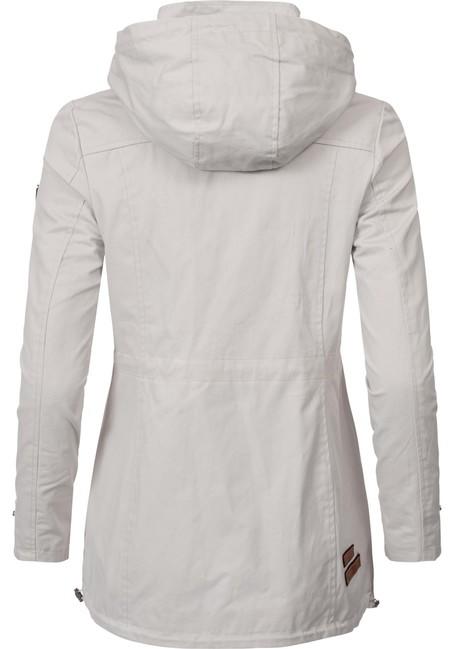Marikoo Nyokoo giacca transitoria con cappuccio, grigio chiaro
