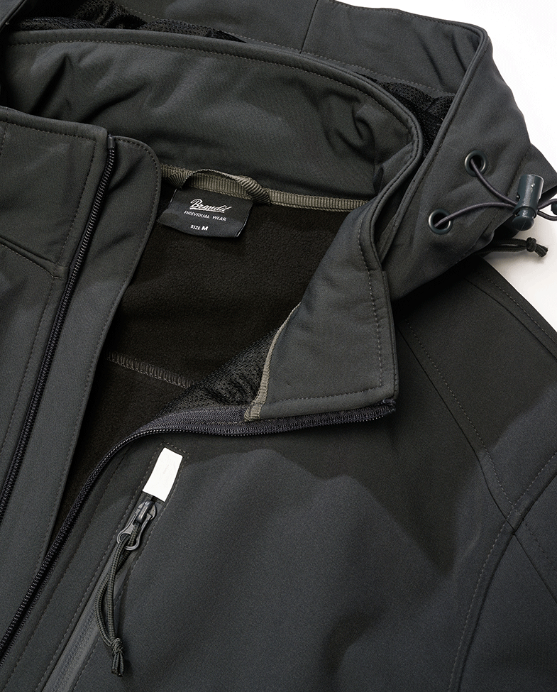 Brandit Hurricane bunda softshellová, anthracite