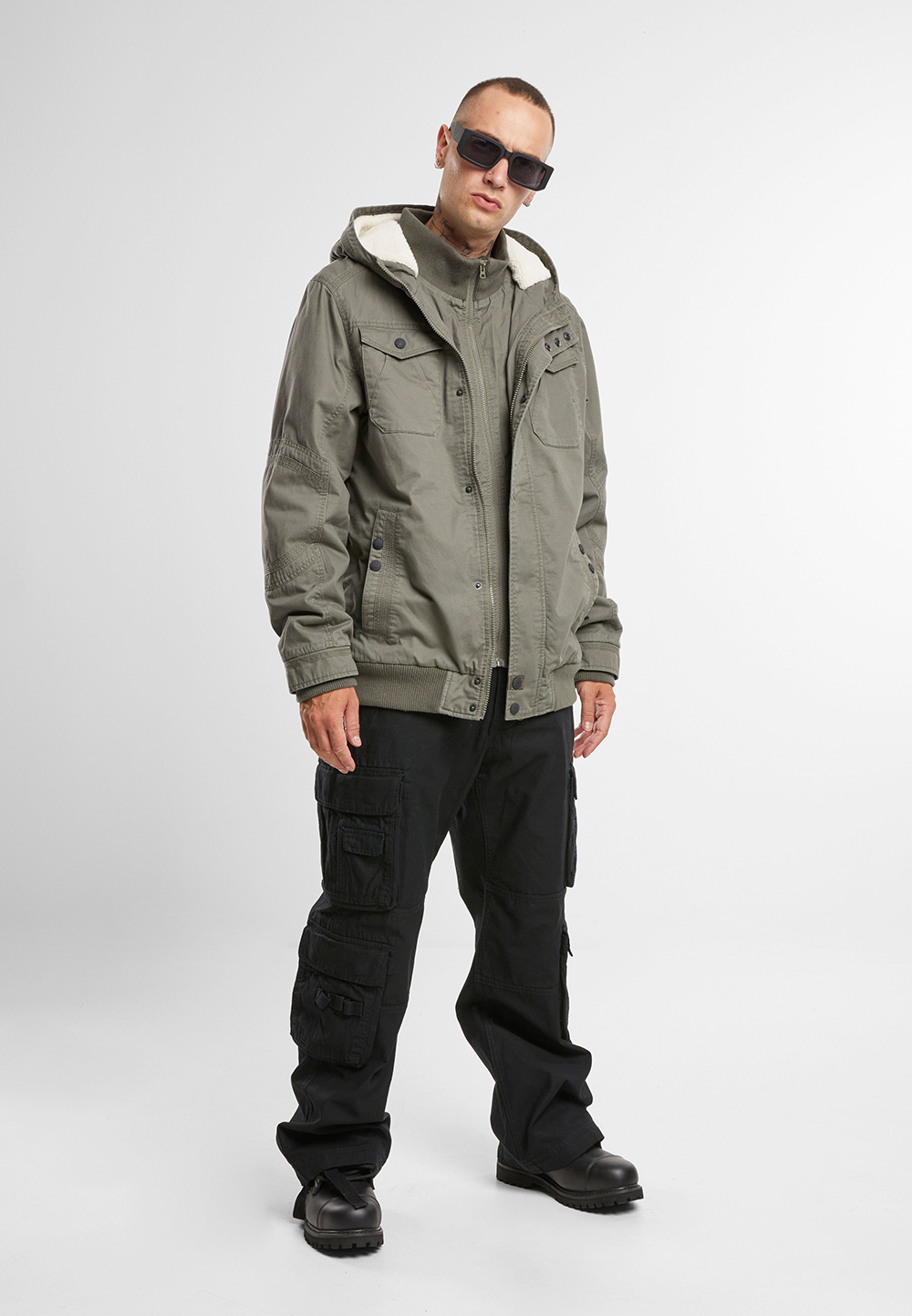 Brandit Meadow Jacket pánska zimná bunda, olivová