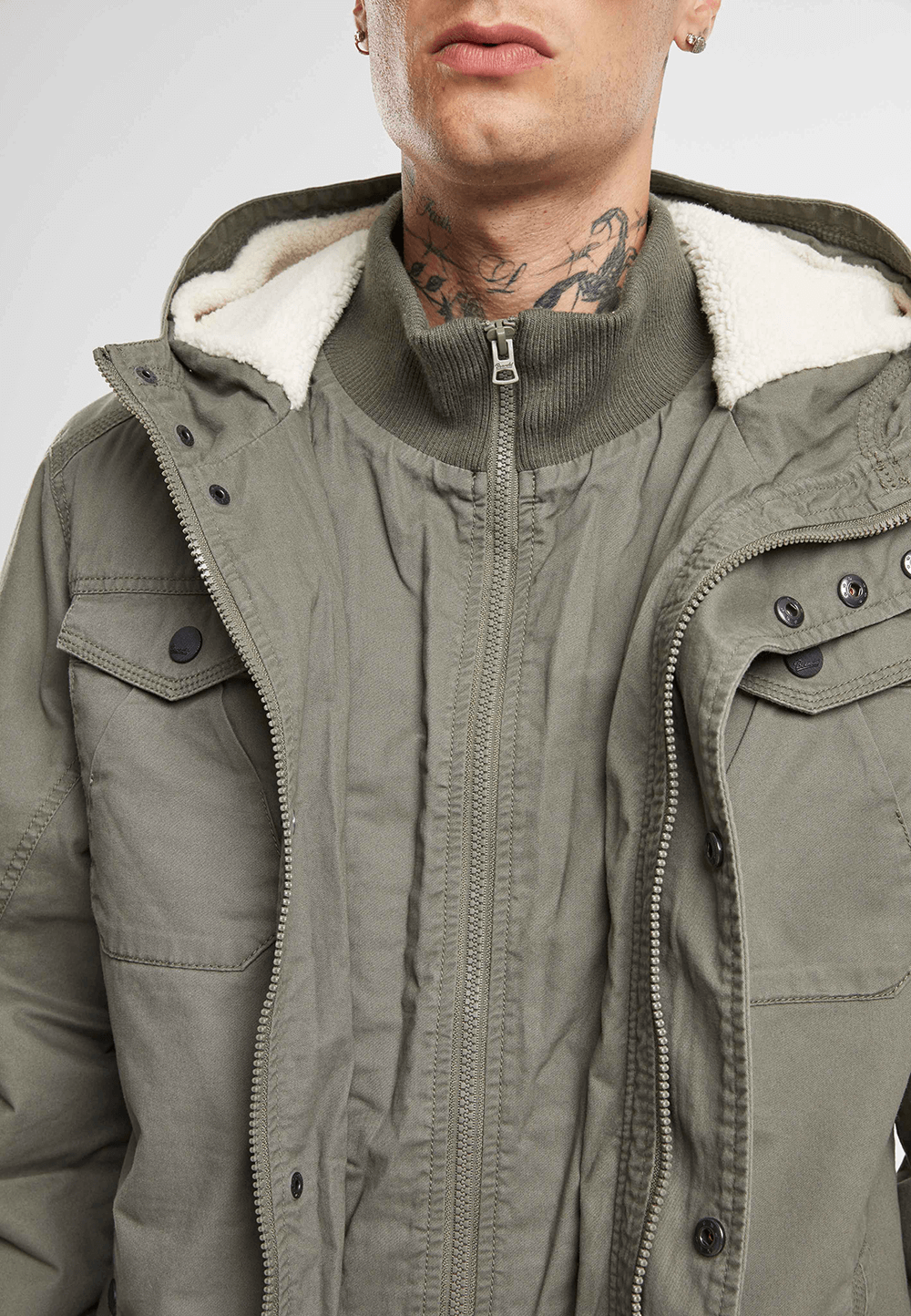 Brandit Meadow Jacket pánska zimná bunda, olivová