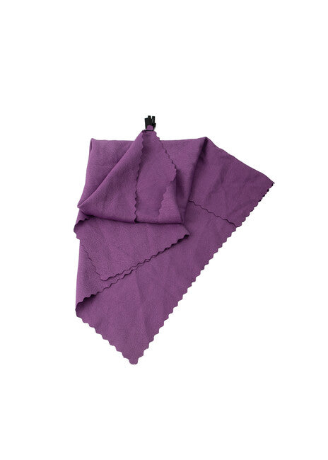 BasicNature Mini Towel asciugamano da viaggio in microfibra ultrafine s, purple