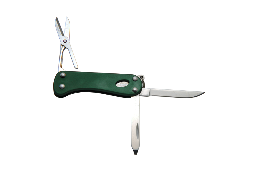 Baladeo ECO168 coltello multifunzione Barrow, 5 funzioni, verde