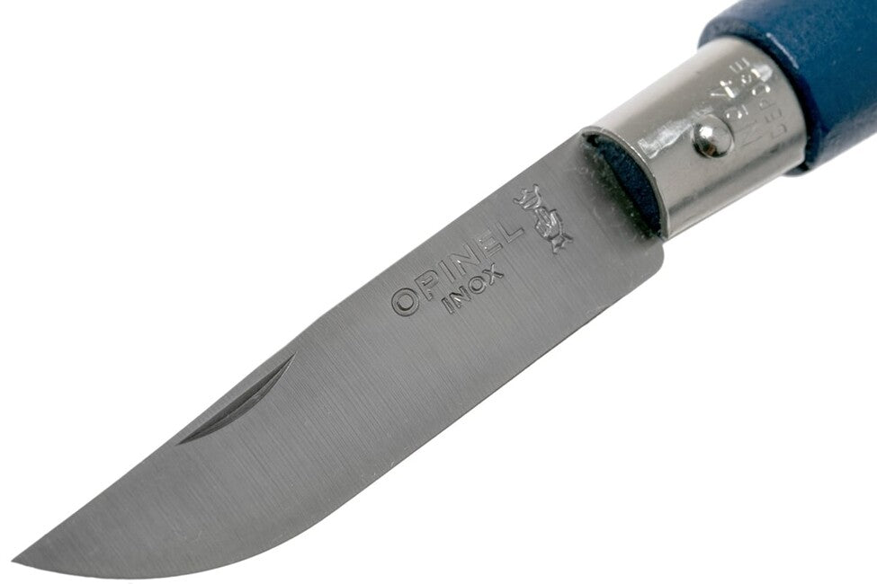 Opinel N°04 coltello pieghevole per chiavi vri, blu scuro