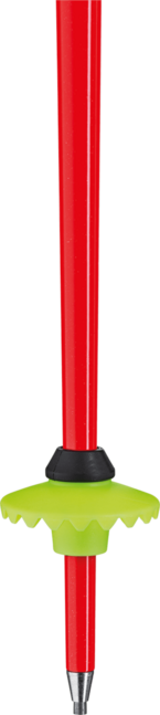 Leki WCR SL 3D bastoncini da sci, rosso brillante-nero-giallo neon