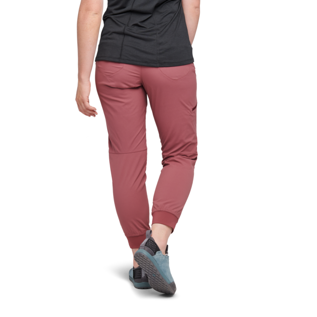 Black Diamond Pantaloni Jogger Tecnici da donna, legno di ciliegio