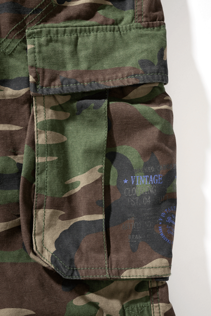 Brandit Industry Vintage pantaloncini 3/4, terra di bosco