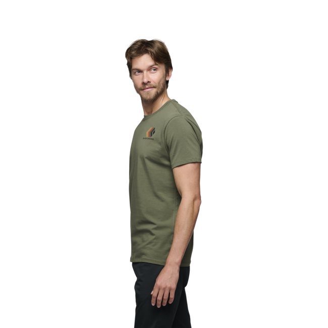 Black Diamond Faded t-shirt da uomo a maniche corte, tundra