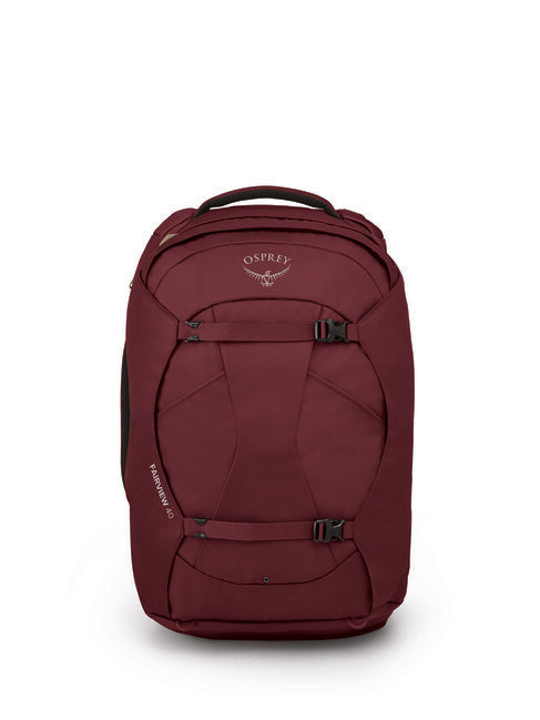 Osprey Fairview 40 zaino da viaggio, rosso zircone