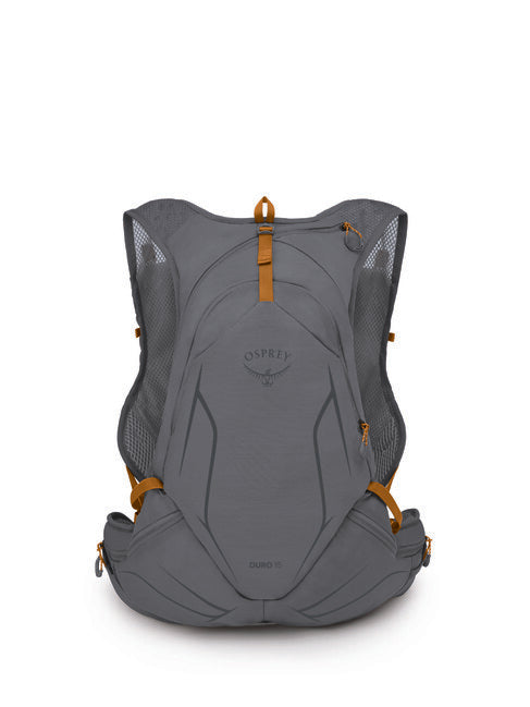 OSPREY Duro 15 Running Backpack, Phantom Grey/Toffee Orange
