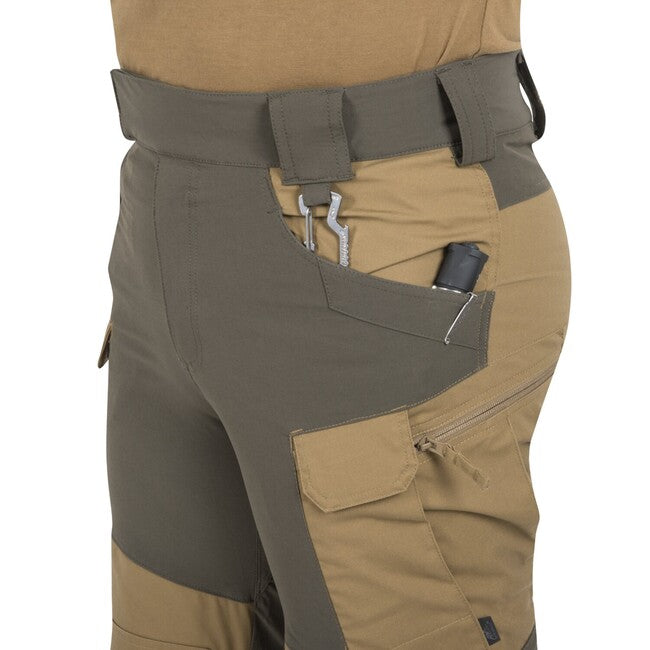 Helikon-Tex Hybrid Outback pantaloni - DuraCanvas - coyote, taiga green