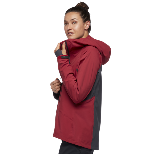 Black Diamond Dawn Patrol Hybrid Shell giacca di transizione da donna, rosa selvatico
