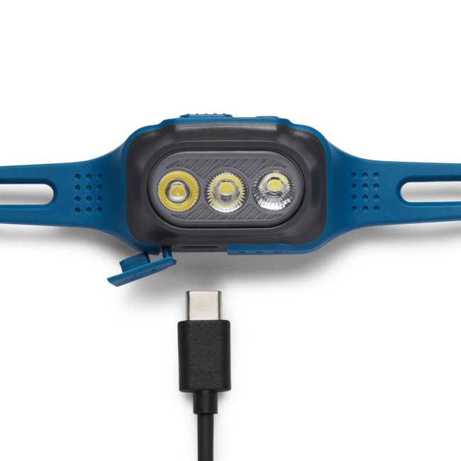 Black Diamond Deploy lampada frontale da corsa run light, blu creek