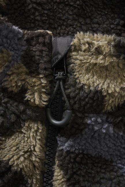 Brandit Teddyfleece gilet in pile, darkcamo