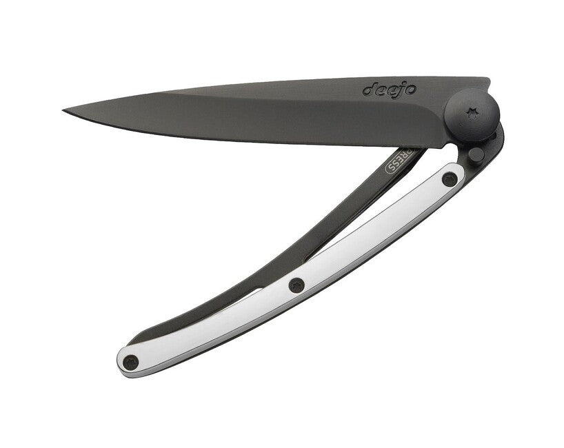 Deejo Coltello di chiusura ORO nero oro bianco 9kt