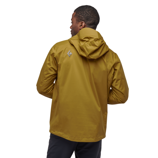 Black Diamond Stormline Stretch giacca a vento da uomo, curry scuro