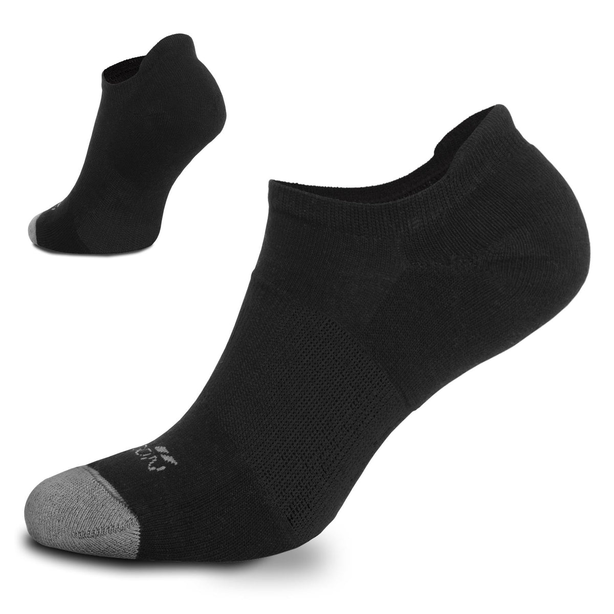 Pentagon Invisible Socks, Black