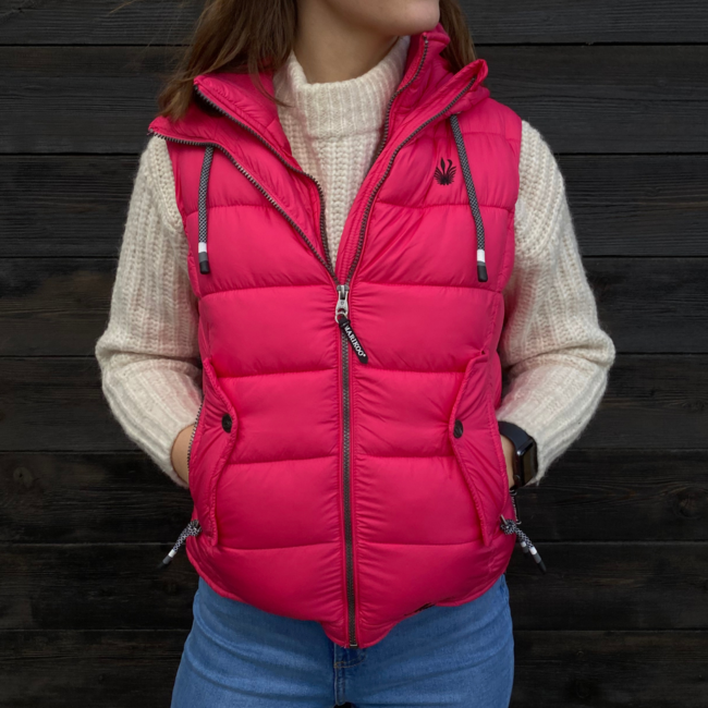 Navahoo Kassidy gilet con cappuccio da donna, rosa