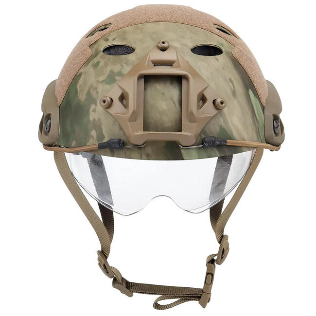 DRAGOWA Tactical Fast PJ casco tattico con occhiali Bolt, digital woodland