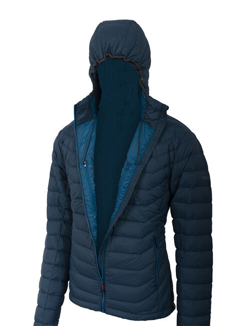 Pinguin Hill giacca con cappuccio, blu