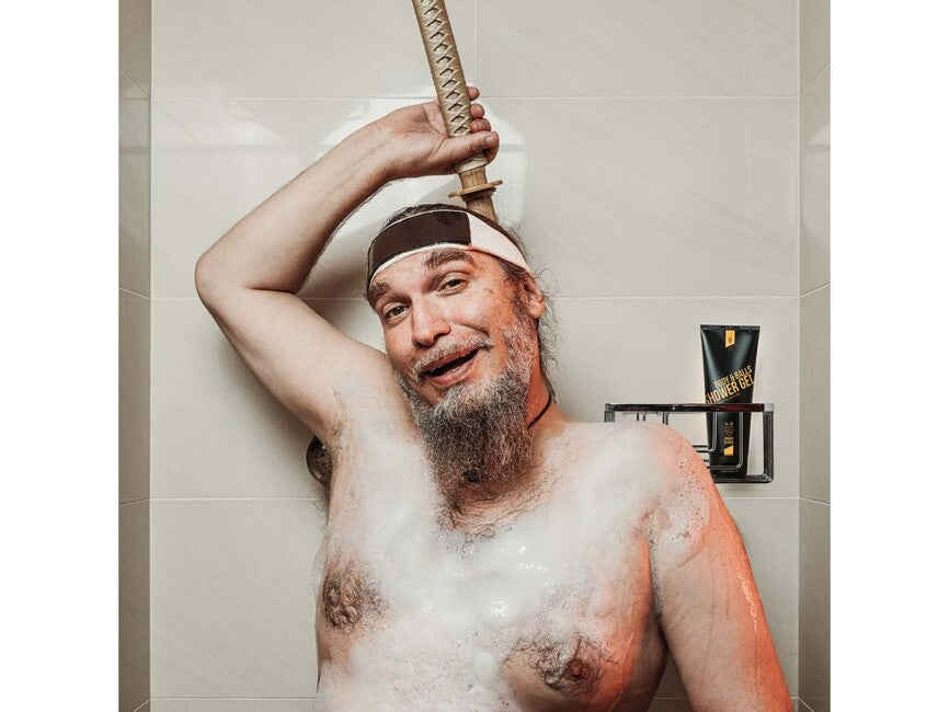 Angry Beards Sick Sensei gel za prhanje za telo in mod 230 ml