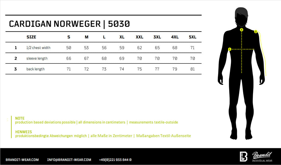 Brandit norvegese maglione con chiusura a zip, rosso
