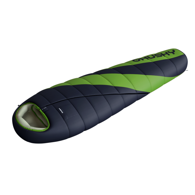 Husky Espace sacco a pelo sintetico per tre stagioni -5, verde
