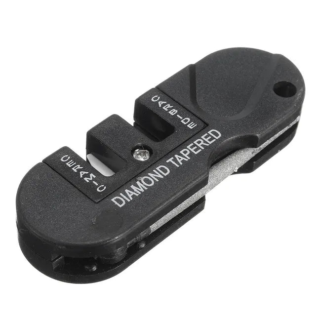 DRAGOWA Tactical Drydune 4in1 affilacoltelli multifunzione da tasca, nero