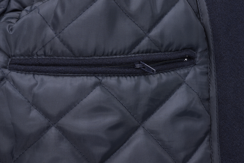 Brandit Cappotto Pea Coat, blu navy