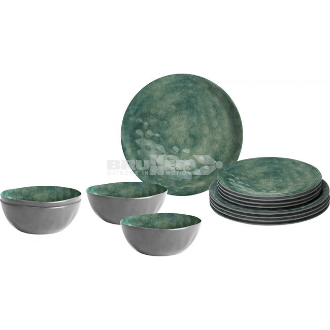 Brunner Midday set di utensili da campeggio, verde