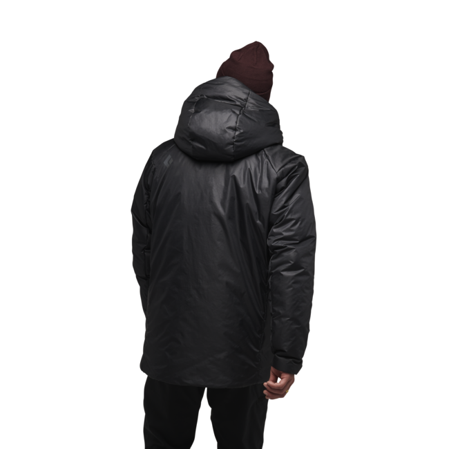 Black Diamond Belay parka da uomo, nero