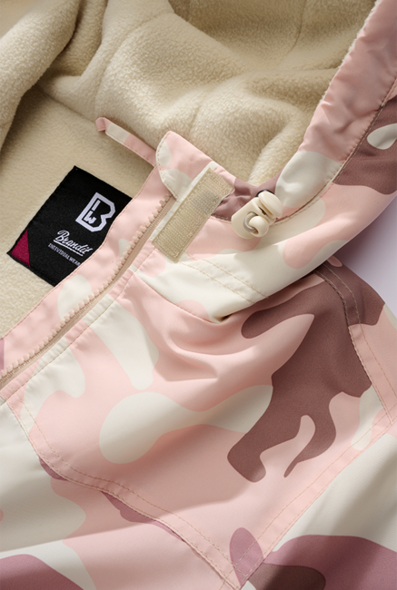 Brandit Frontzip giacca a vento da donna, candy camo