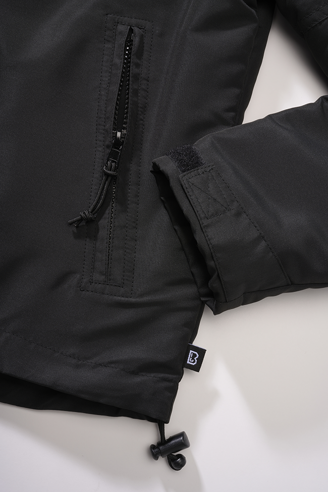 Brandit Windbreaker Frontzip dámska bunda, čierna