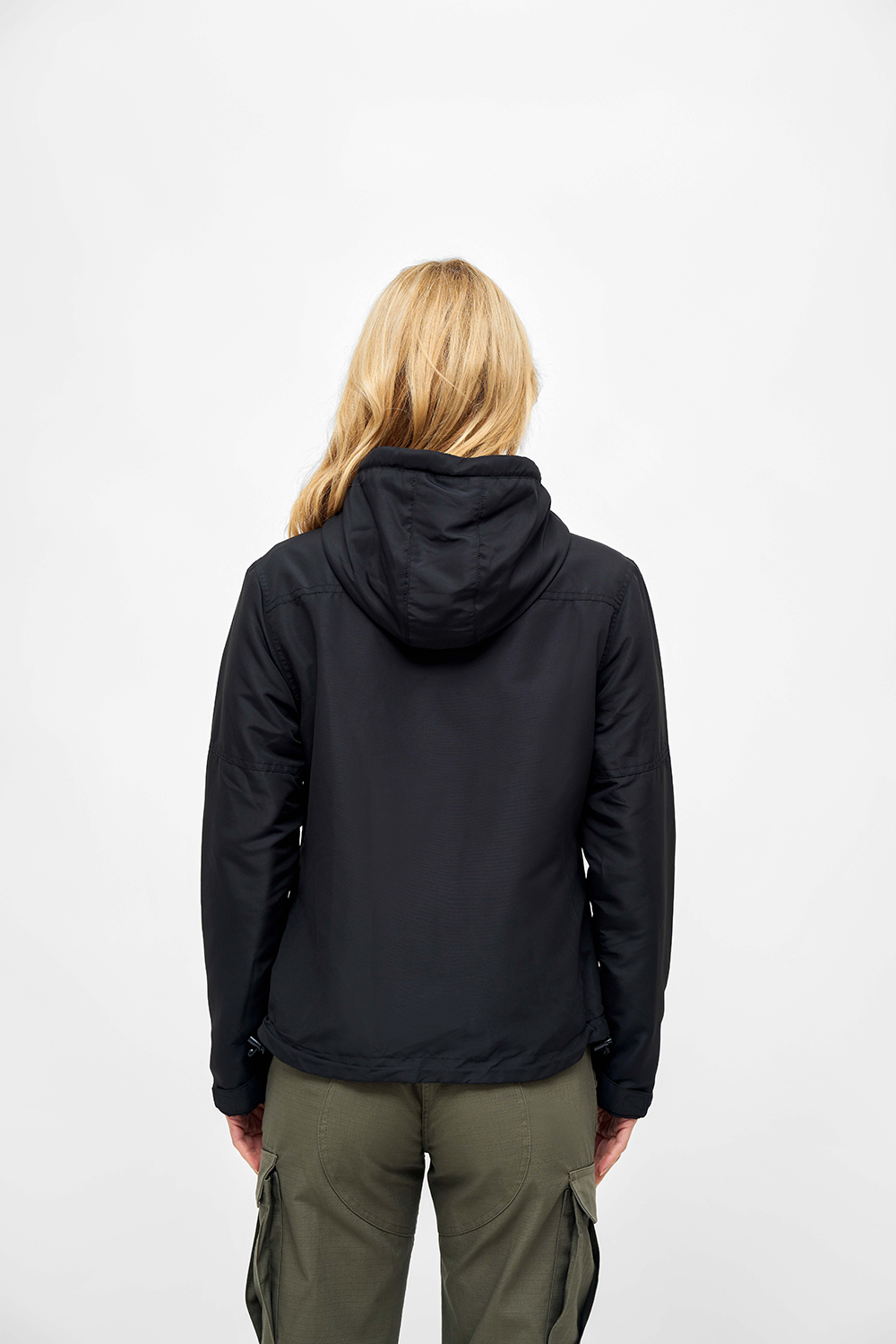 Brandit Windbreaker Frontzip dámska bunda, čierna