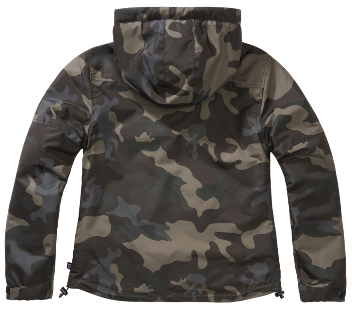 Brandit Giacca a vento Frontzip da donna, darkcamo