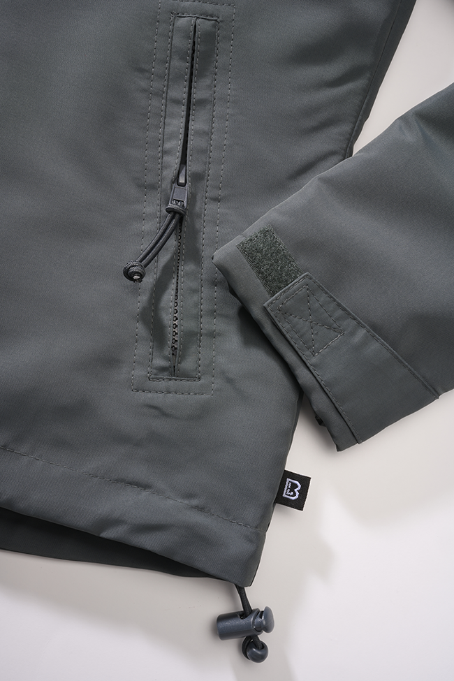 Brandit Windbreaker Frontzip dámska bunda, Anthracite