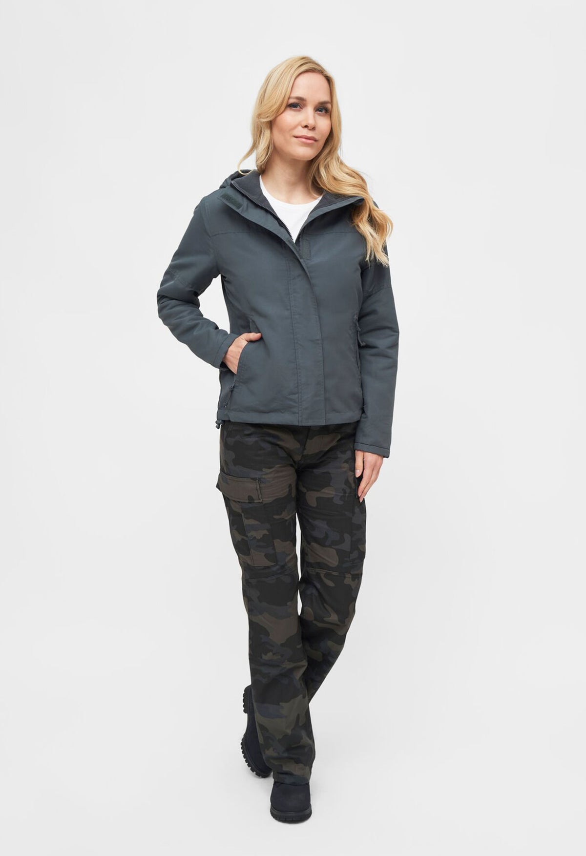 Brandit Windbreaker Frontzip dámska bunda, Anthracite