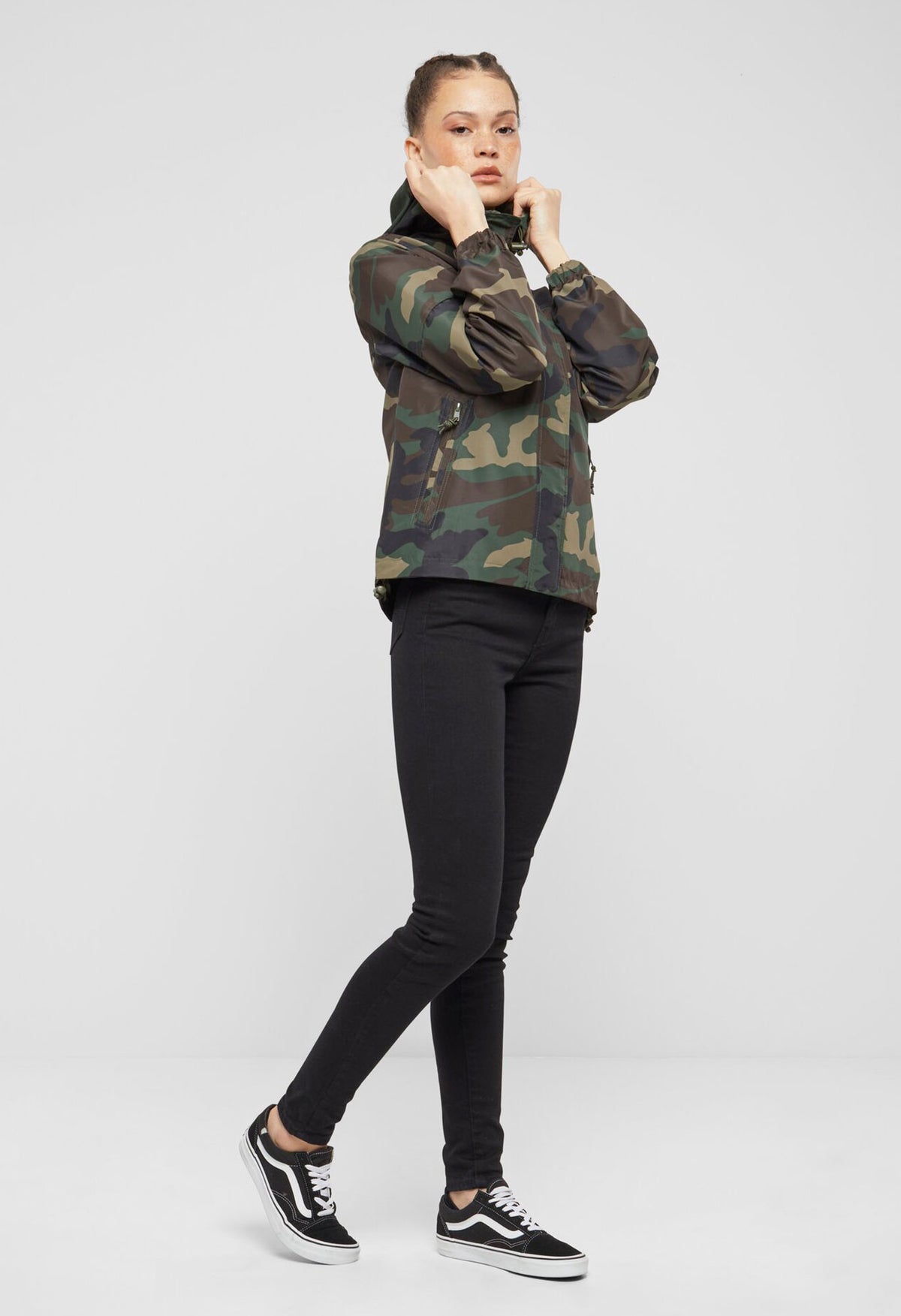 Brandit Summer Frontzip Windbreaker dámska bunda, Woodland