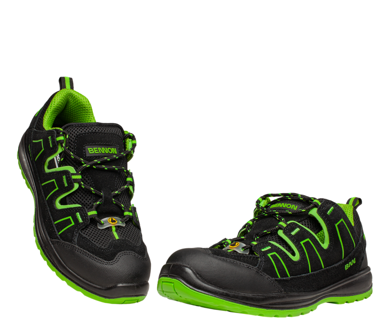 Bennon Alegro S1 ESD Work Sandals, Green