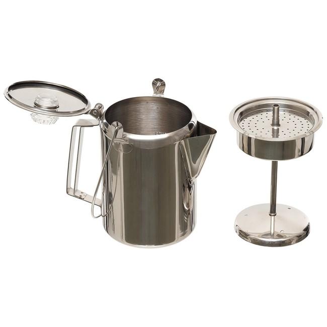 Fox Outdoor Teiera da esterno in acciaio inox con percolatore