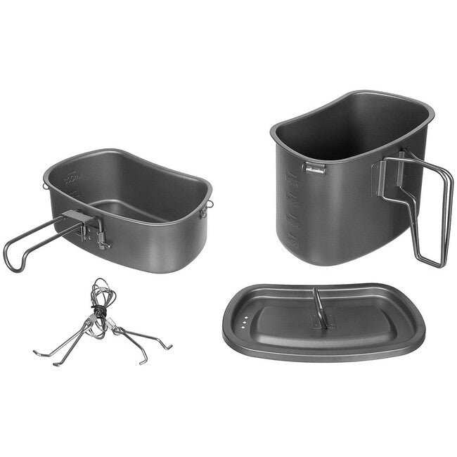 Fox Outdoor Set da cucina 3 pezzi, titanio