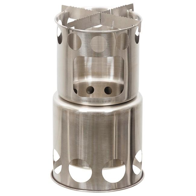 Fox Outdoor Travel fornello da viaggio in acciaio inox