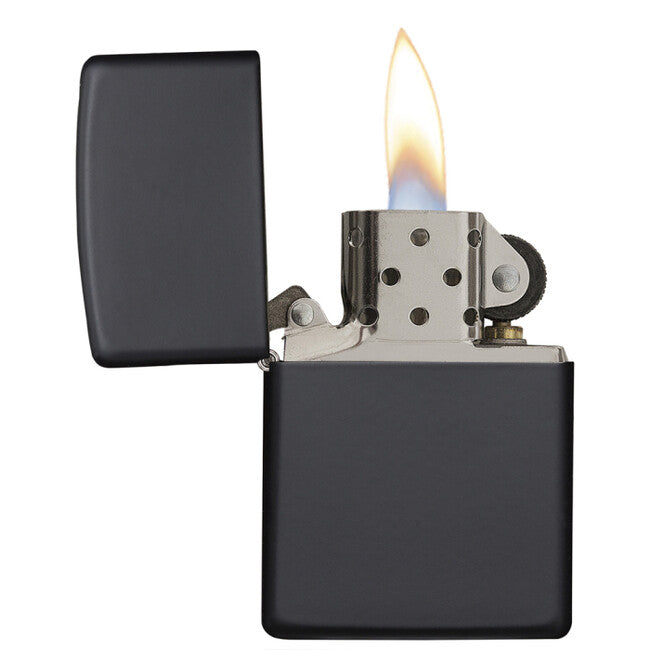 Zippo Accendino a benzina, nero opaco