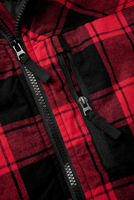Brandit Lumber gilet, rosso/nero